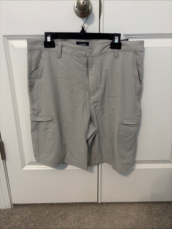 Chaps Other - Chaps Men's Light Grey Cargo Shorts - Neutral Grey